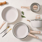 Granite Non-Stick Induction-Compatible Cookware Set (12-Piece)