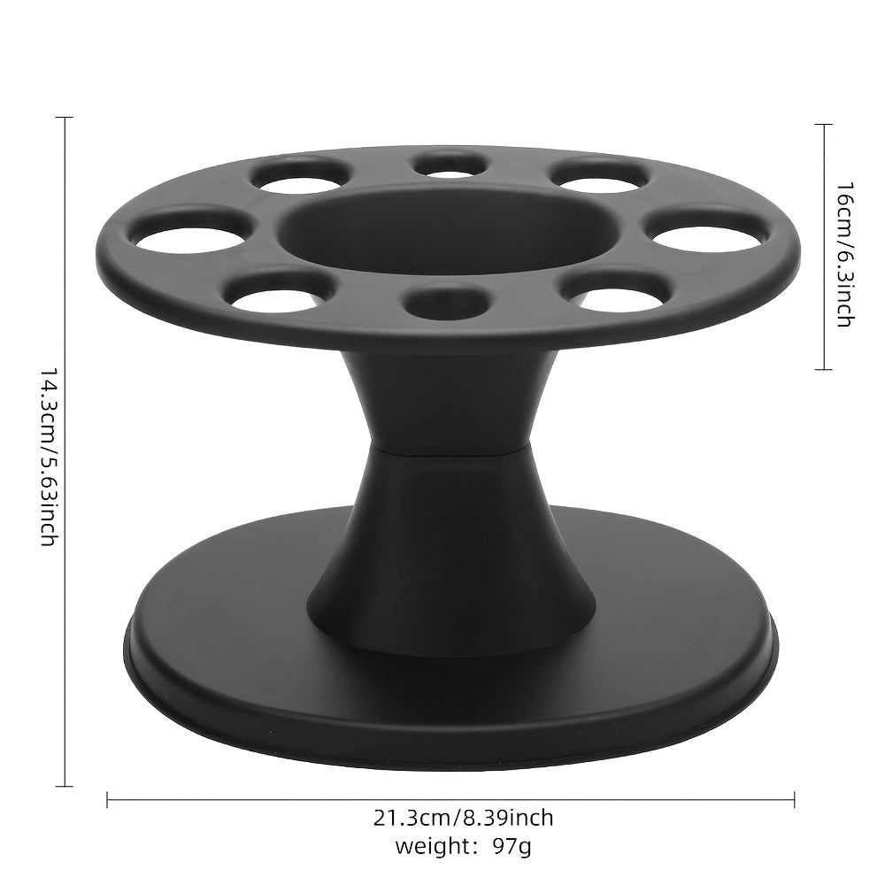 Rotating Multi-Slot Hairbrush Organizer