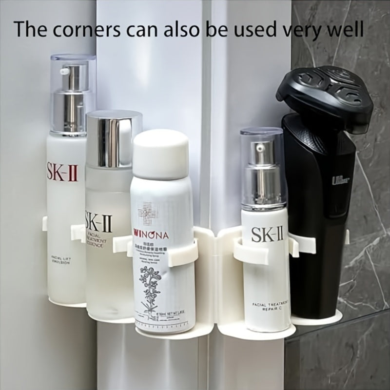 No-Drill Adjustable Wall Spice & Cosmetic Rack