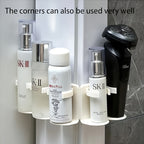 No-Drill Adjustable Wall Spice & Cosmetic Rack