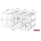 Transparent PET Auto-Roll & Stackable Can Rack (Set of 3)