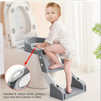 2-in-1 Foldable Anti-Slip Toddler Potty Seat