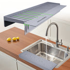 Heat-Resistant Silicone Suction Cup Sink Edge Protector (Fits Steel, Quartz & Marble)