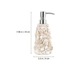 Refillable Shell-Shaped Resin Soap Dispenser (Floor Mount)