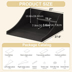 Space-Saving 29-Inch Wooden Laundry Shelf
