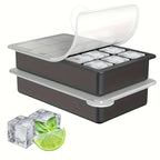 Leak-Proof Food-Grade Silicone Stackable Ice Cube Tray (15-Cube)