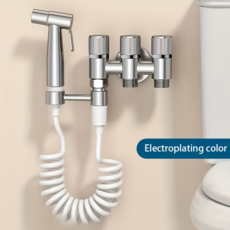 Copper Alloy & Ceramic Cartridge 3-Way Diverter Valve (Wall-Mounted)