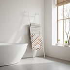 Space-Saving Freestanding Metal Blanket Ladder (4-Tier)
