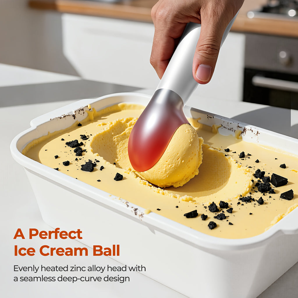 Heated USB-C Rechargeable Silicone Ice Cream Scoop