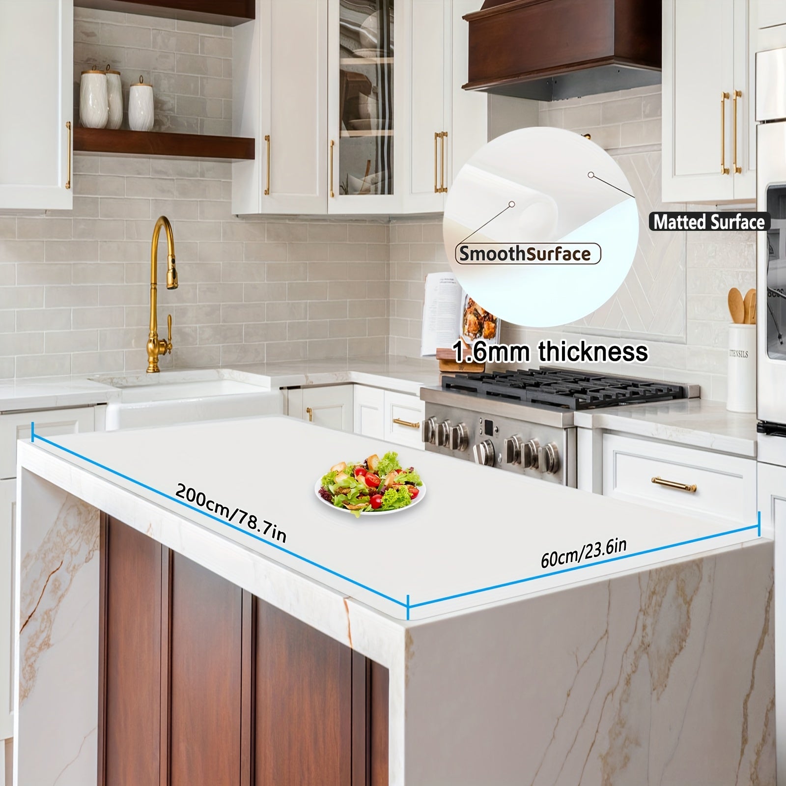 Heat-Resistant Non-Slip Silicone Countertop Mat