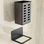 Wall-Mounted Space-Saving Toothbrush & Toothpaste Holder