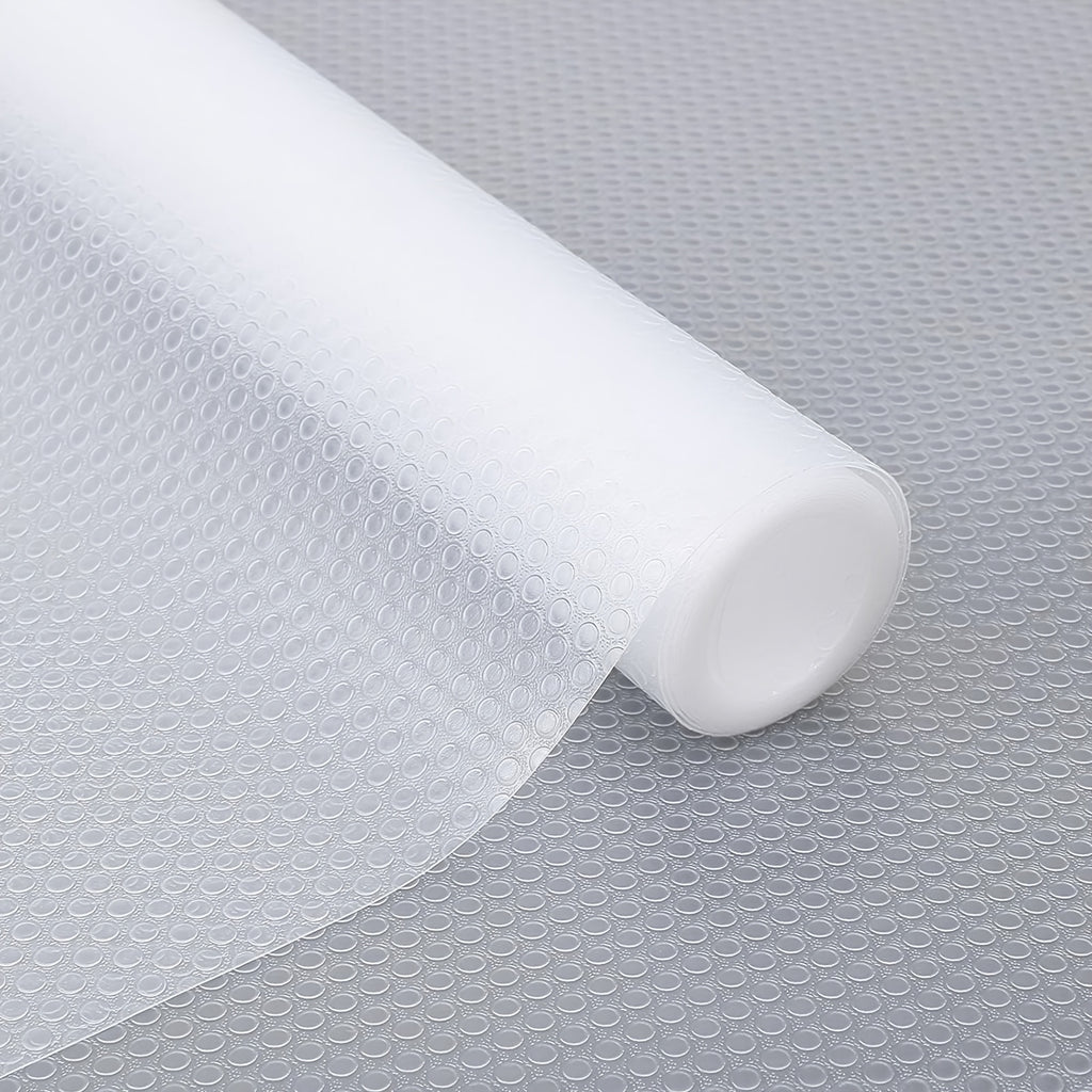 Transparent Non-Adhesive Anti-Slip Cabinet Shelf Liner (23.6 x 78.7 in Roll)
