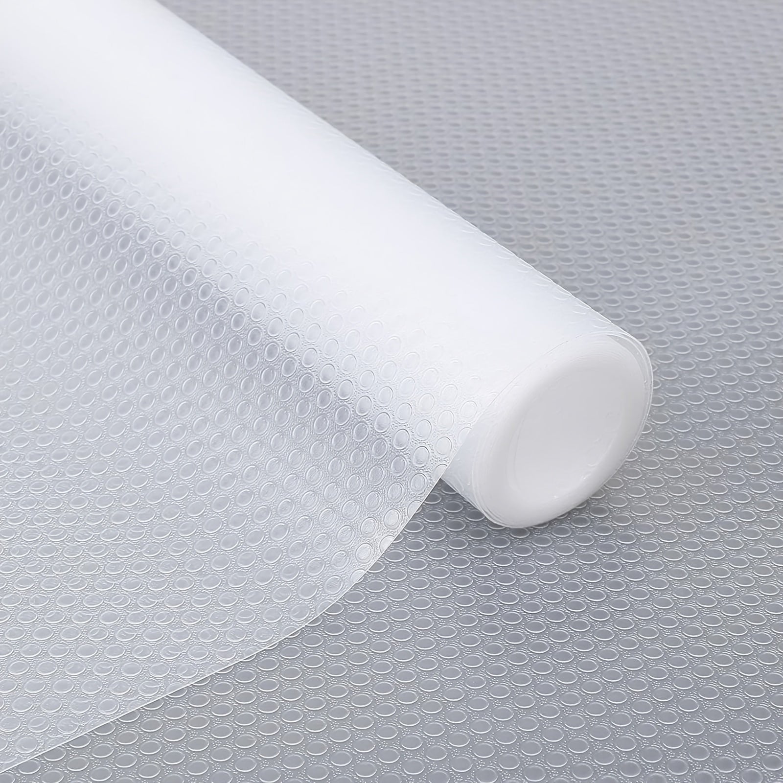 Transparent Non-Adhesive Anti-Slip Cabinet Shelf Liner (23.6 x 78.7 in Roll)