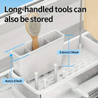 Rust-Resistant Stainless Steel Sponge Holder (No-Drill Mount)