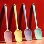 Heat-Resistant Food-Grade Silicone Scraper Set (Set of 4)