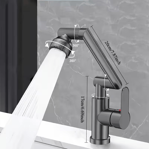 1080° Rotating Bubble Outlet Faucet (Dual Hot & Cold)