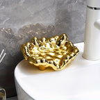 Electroplated Non-Slip Oval Soap Dish