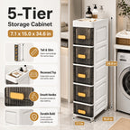 Space-Saving Waterproof Window-View Storage Cabinet (3–6-Tier)