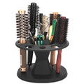 Rotating Multi-Slot Hairbrush Organizer