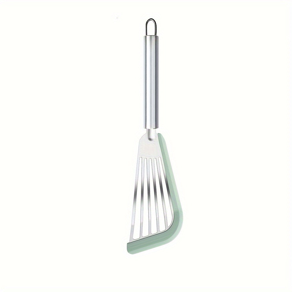 Heat-Resistant Silicone & Stainless Steel Spatula