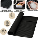 Heat-Resistant Silicone Coffee Mat & Drying Pad