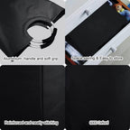 Extra Large Foldable Waterproof Laundry Hamper (Aluminum Loop Handle)