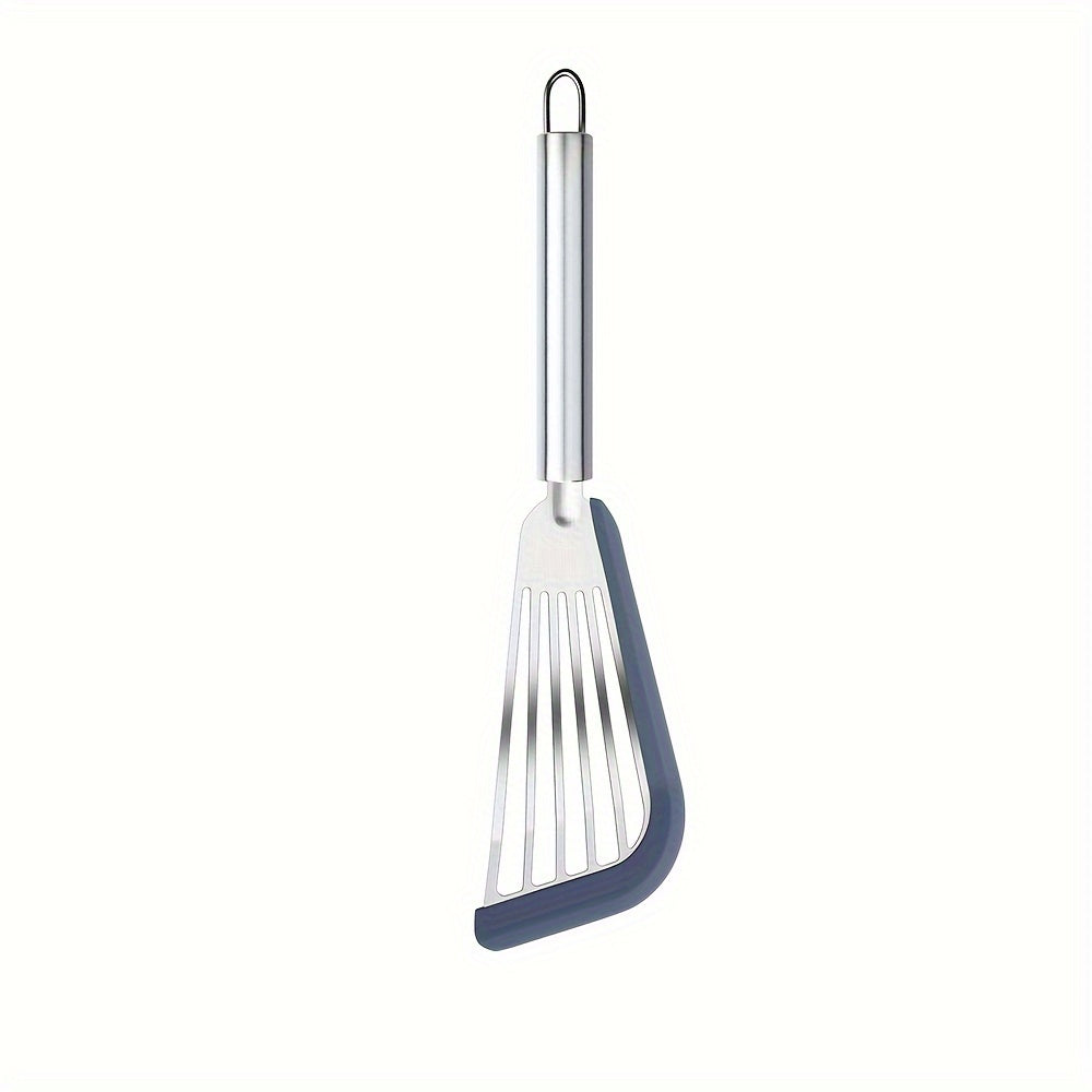 Heat-Resistant Silicone & Stainless Steel Spatula