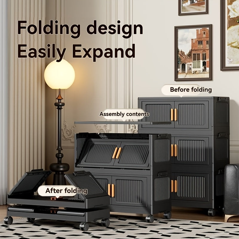 Foldable Lightweight Plastic Filing Shelf Unit (3-5 Layers)