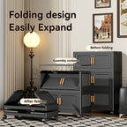 Foldable Lightweight Plastic Filing Shelf Unit (3-5 Layers)
