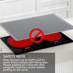 Thick Anti-Slip Silicone Stovetop Protector & Drying Mat (30x21 in)