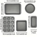 Non-Stick Steel Bakeware Set (Multi-Piece)
