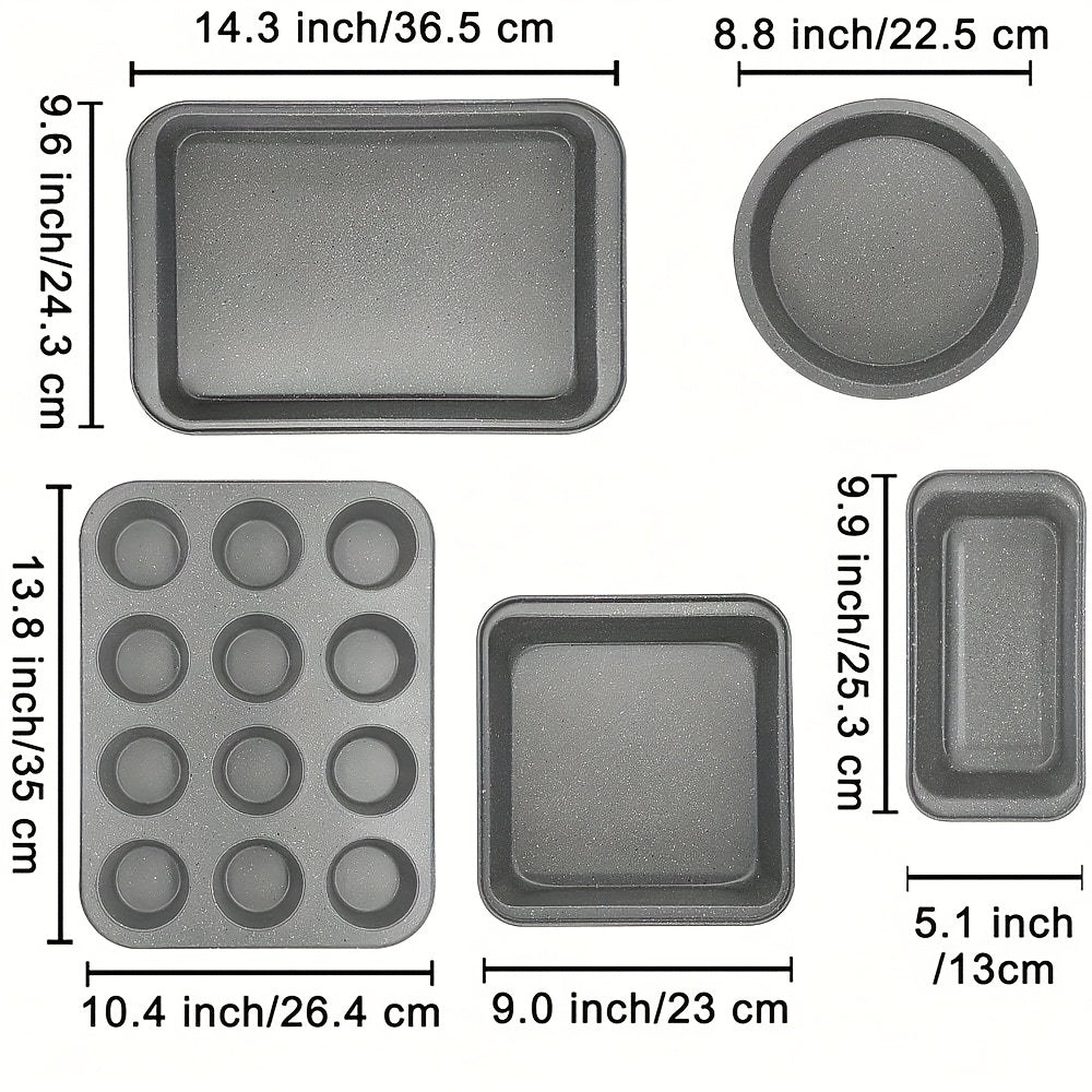 Non-Stick Steel Bakeware Set (Multi-Piece)