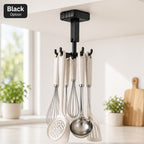 Self-Adhesive 360° Rotating Hook Rack (6 Hooks)