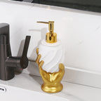 Embossed Metallic Resin Soap Dispenser