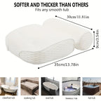 Ergonomic Quick-Dry Mesh Bathtub Pillow (6 Suction Cups)