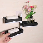 No-Drill 180° Rotating Quick-Drain Soap Organizer