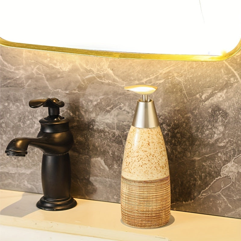 Refillable Ceramic Hand Pump Bottle
