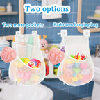 Quick-Dry & Multi-Pocket Hanging Bath Organizer (Adhesive Hooks)