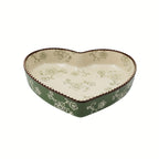 Microwave & Oven-Safe Ceramic Heart-Shaped Baking Dish (800ml)