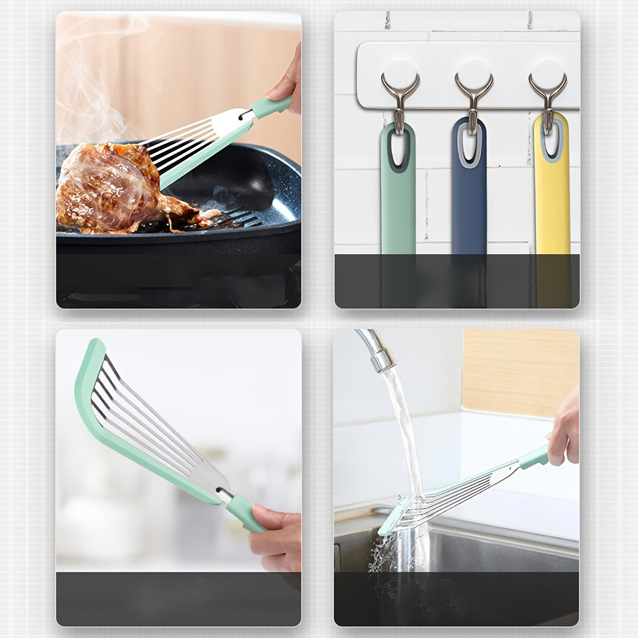 Heat-Resistant Silicone & Stainless Steel Spatula
