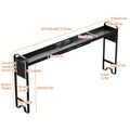 Expandable & Adjustable Powder-Coated Stove Shelf