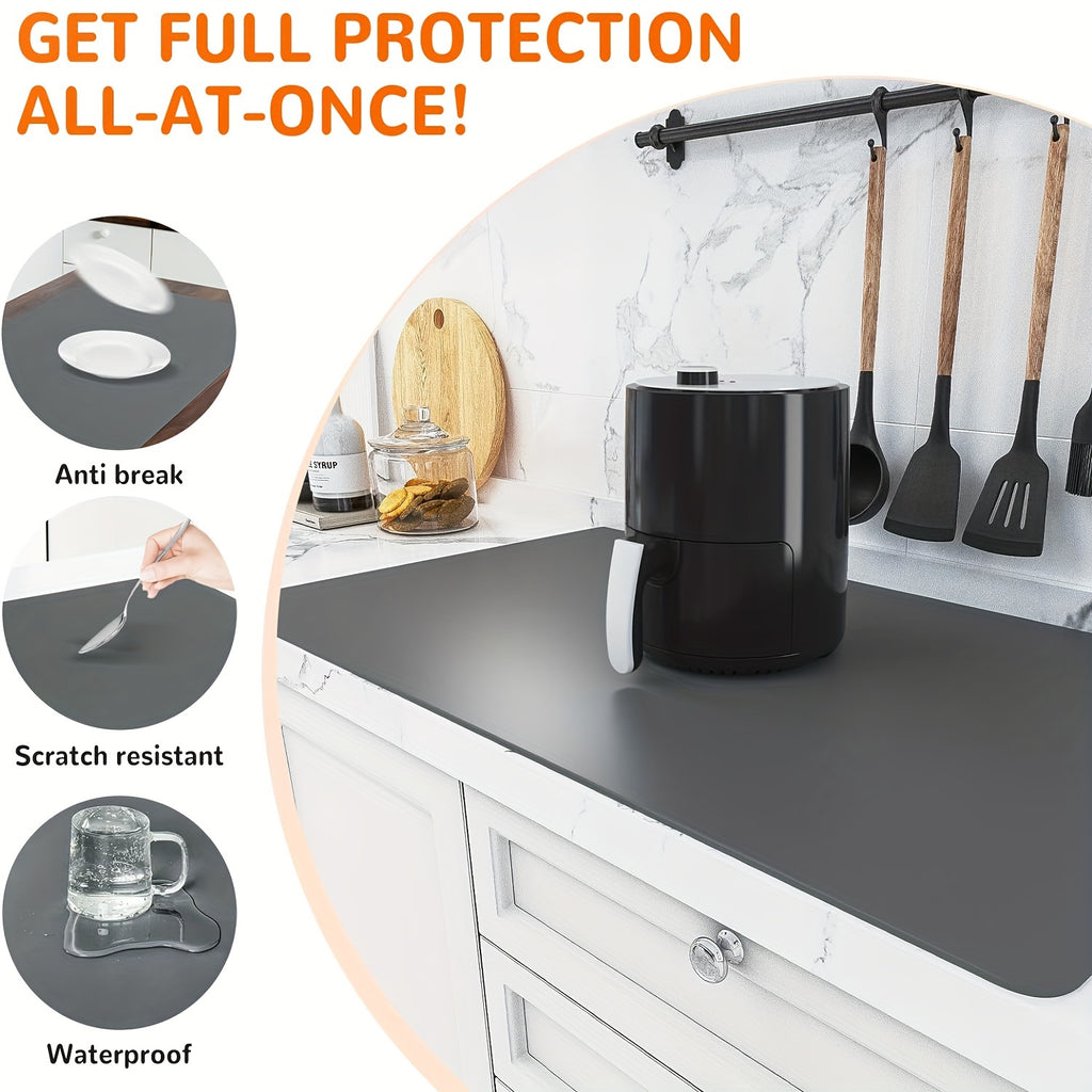 Heat-Resistant Non-Slip Silicone Countertop Mat