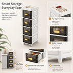 Space-Saving Waterproof Window-View Storage Cabinet (3–6-Tier)