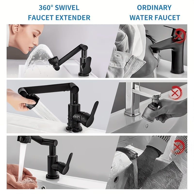 1080° Rotating Bubble Outlet Faucet (Dual Hot & Cold)