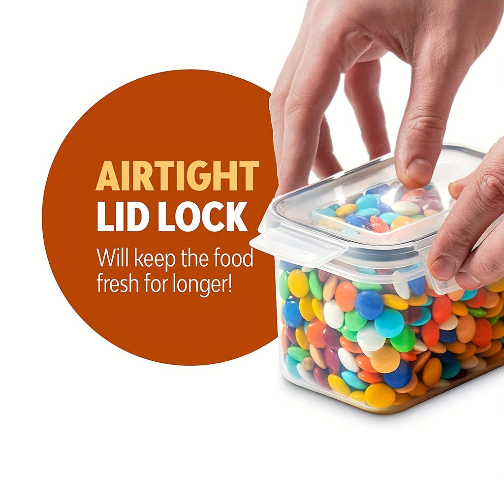 Airtight BPA-Free Flip-Top Food Storage Containers
