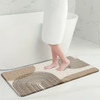 Plush Flannel & Non-Slip Bathroom Mat Set (4-Piece)