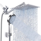 High-Pressure Stainless Steel Rainfall & Handheld Shower Head (Wall-Mount)