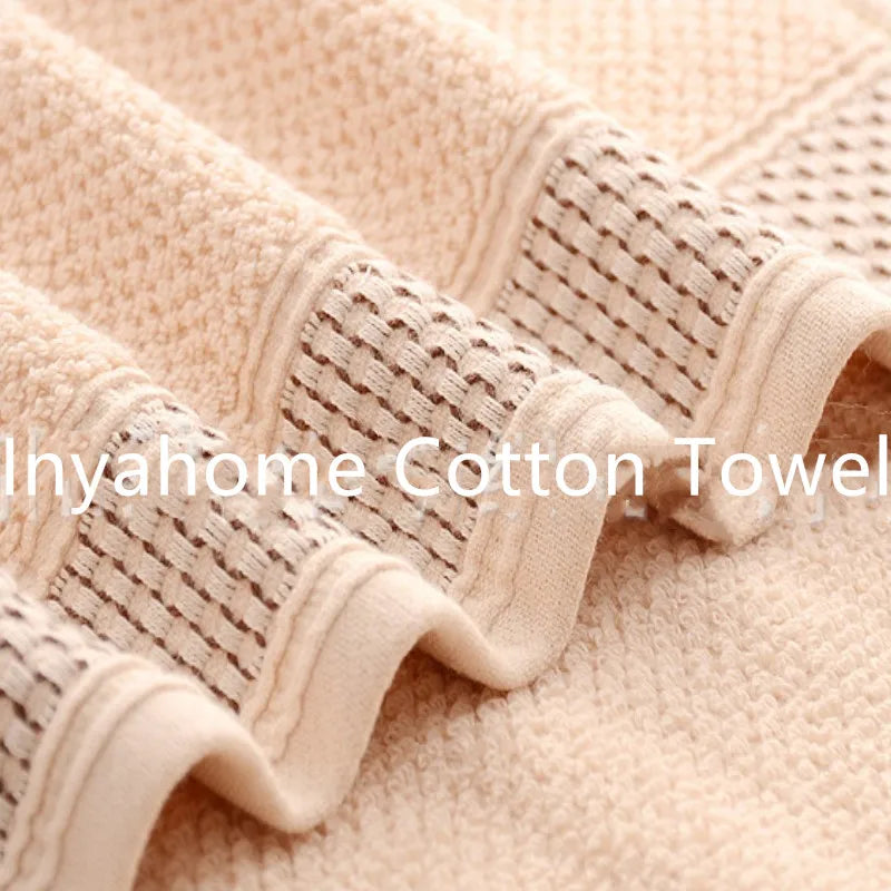 100% Combed Cotton Jacquard Towel Set (3-Piece)