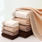 100% Combed Cotton Jacquard Towel Set (3-Piece)