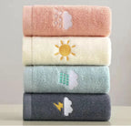 100% Ring-Spun Cotton Quick-Drying Towel Set (Set of 4)